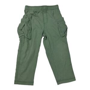 Boys Tea Collection Green Cargo Pants Size 18-24 months